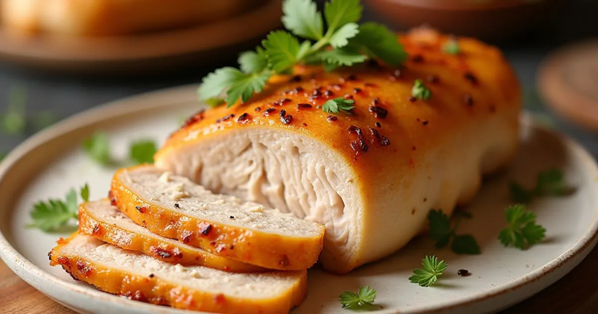 thin-sliced chicken breast