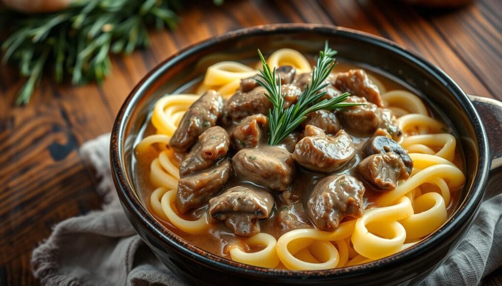 Beef Stroganoff