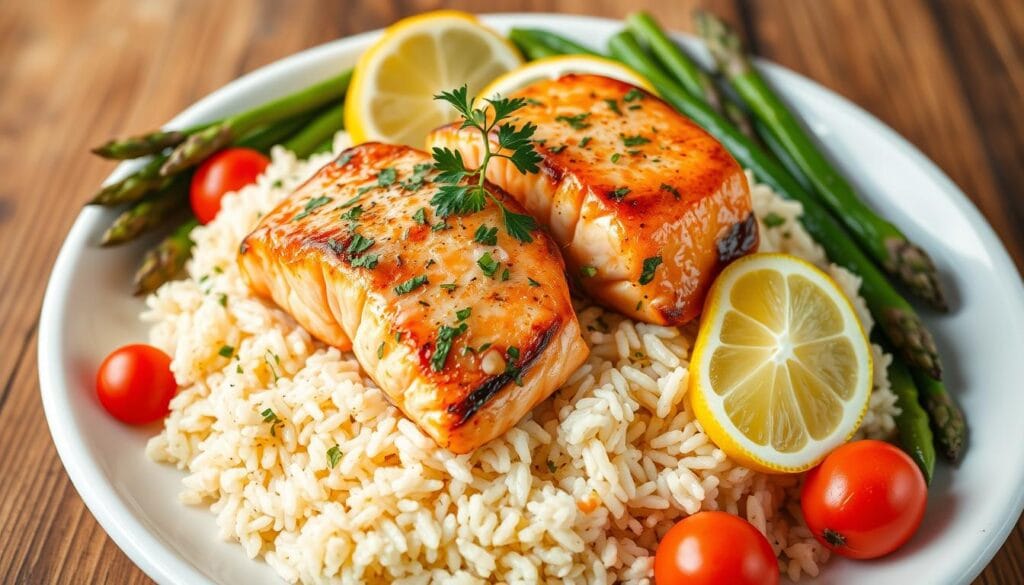 Salmon and Rice