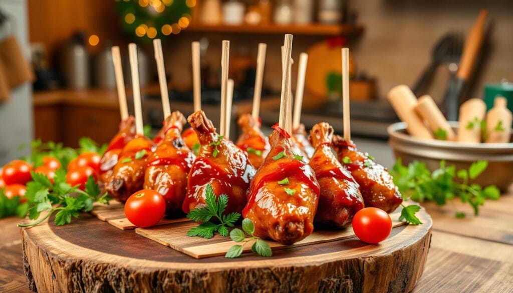 Turkey Wing Lollipops