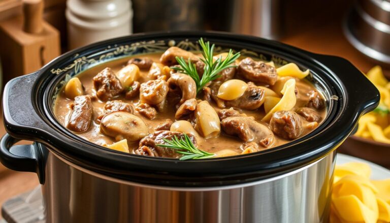 easy beef stroganoff slow cooker recipe rosemary