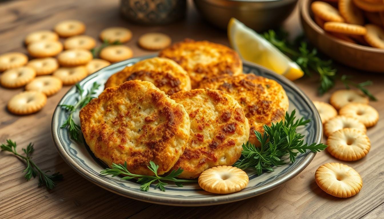 old fashioned salmon patties recipe with crackers