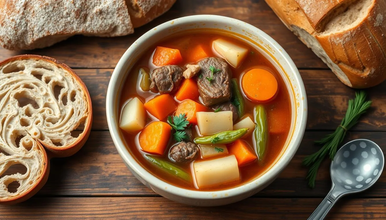 recipe for old fashioned beef vegetable soup