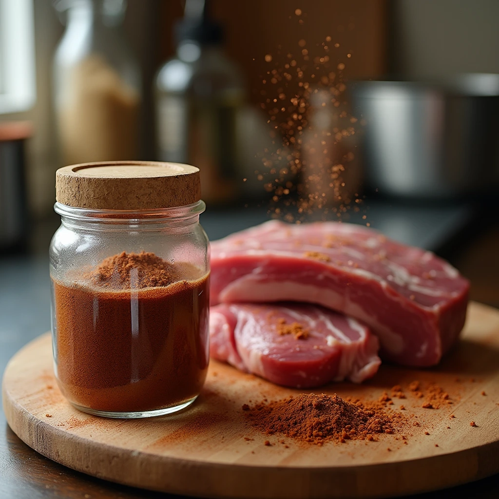 A brisket on a grill and in a slow cooker, demonstrating various cooking methods with beef bouillon powder for maximum flavor.