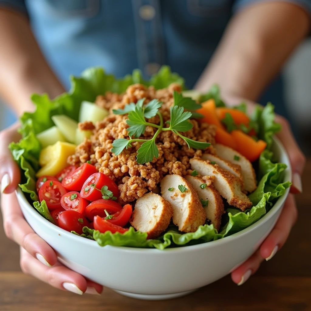 "A variety of popular chicken salads from Chicken Salad Chick, each labeled with its respective calorie count for easy comparison."