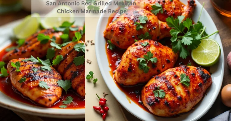 San Antonio Red Grilled Mexican Chicken Marinade Recipe