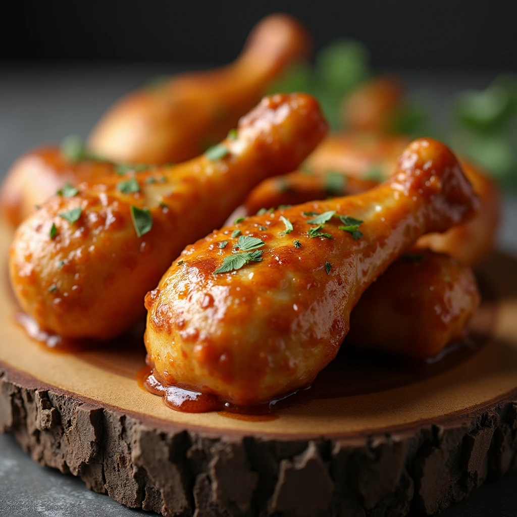 "A close-up of crispy, golden-brown baked turkey wings, perfectly seasoned and ready to enjoy."